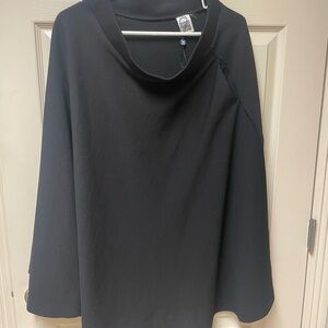 White Mark Charcoal Knit Black Skirt